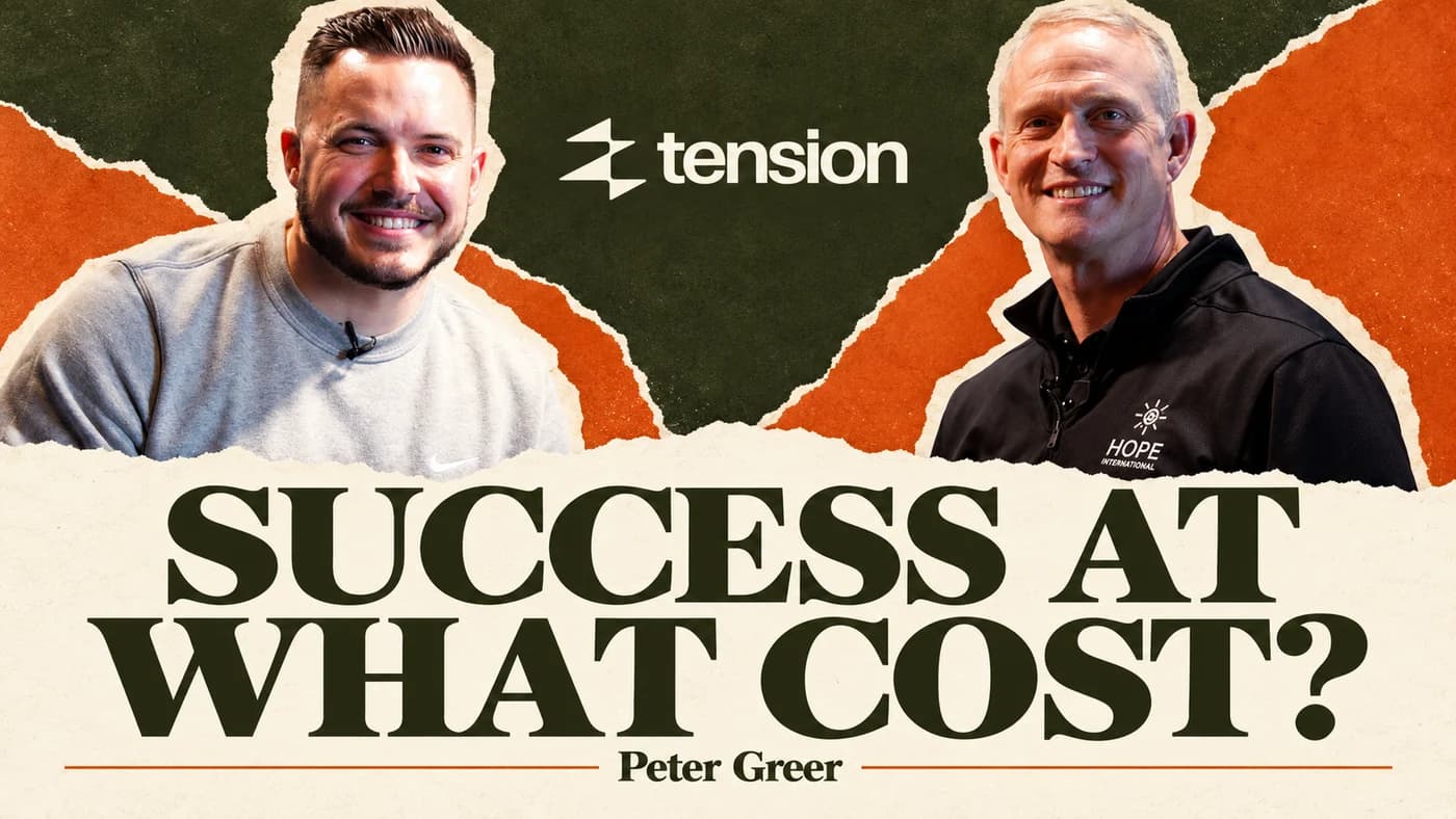 Tension conversation with Peter Greer